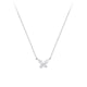 S 925 Pure Silver Butterfly Collarbone Necklace