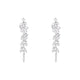 Long Tassel Zircon Earrings