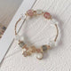 Strawberry Crystal Star Moon Bracelet
