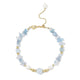 Aquamarine Pearl Bracelet