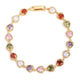 Colorful Zircon Heart-shaped Bracelet