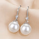 S925 純銀パールペンダントイヤリング