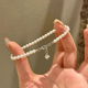 Pearl Zircon Pendant Bracelet