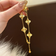 18K Gold Laser Clover Bracelet