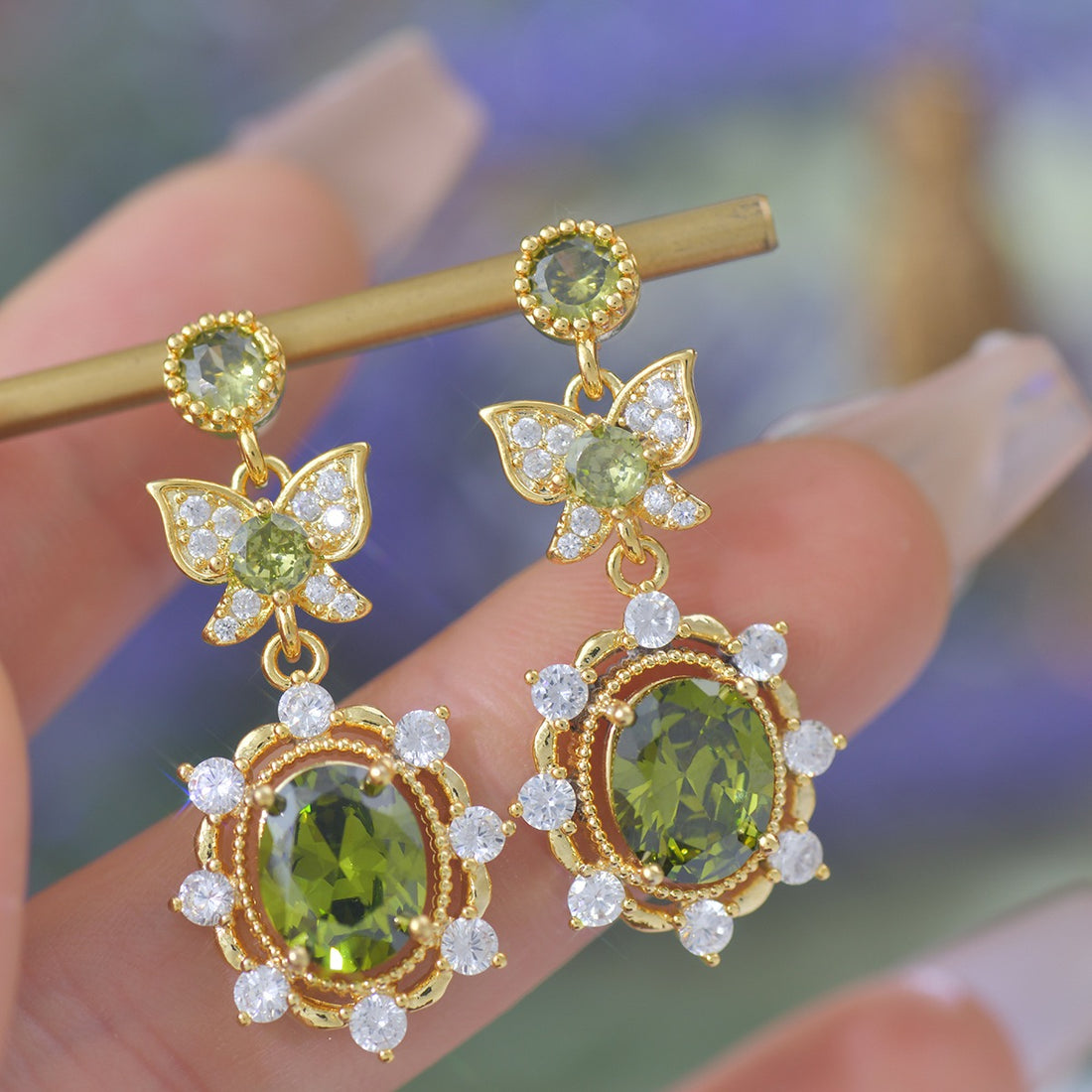 Wings of the Grove Earrings|Enchanted Grove Collection